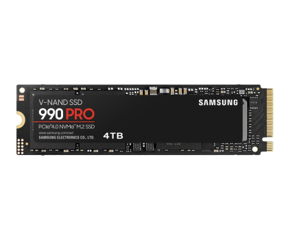 Dysk wewnętrzny SAMSUNG 990 PRO 4TB PCIe 4.0 M.2 NVMe MZ-V9P4T0BW